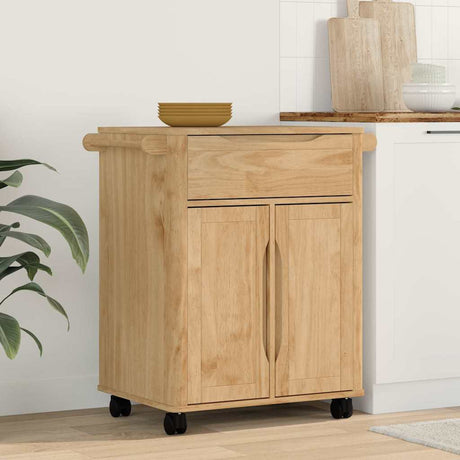 Vidaxl keuken trolley floro wasbruin 72,5 x 45 x 80 cm