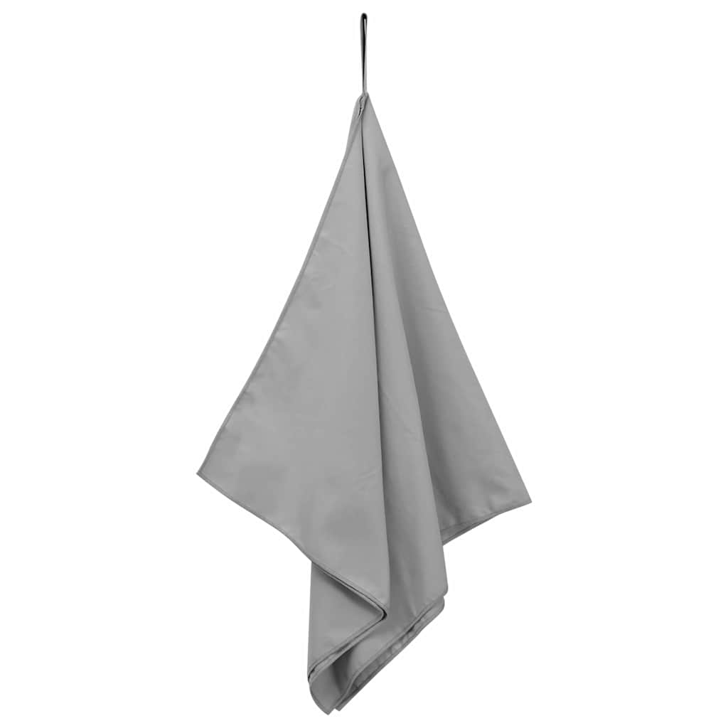 Vidaxl sporthanddoeken 2 pcs donkergrijs 100 x 50 cm