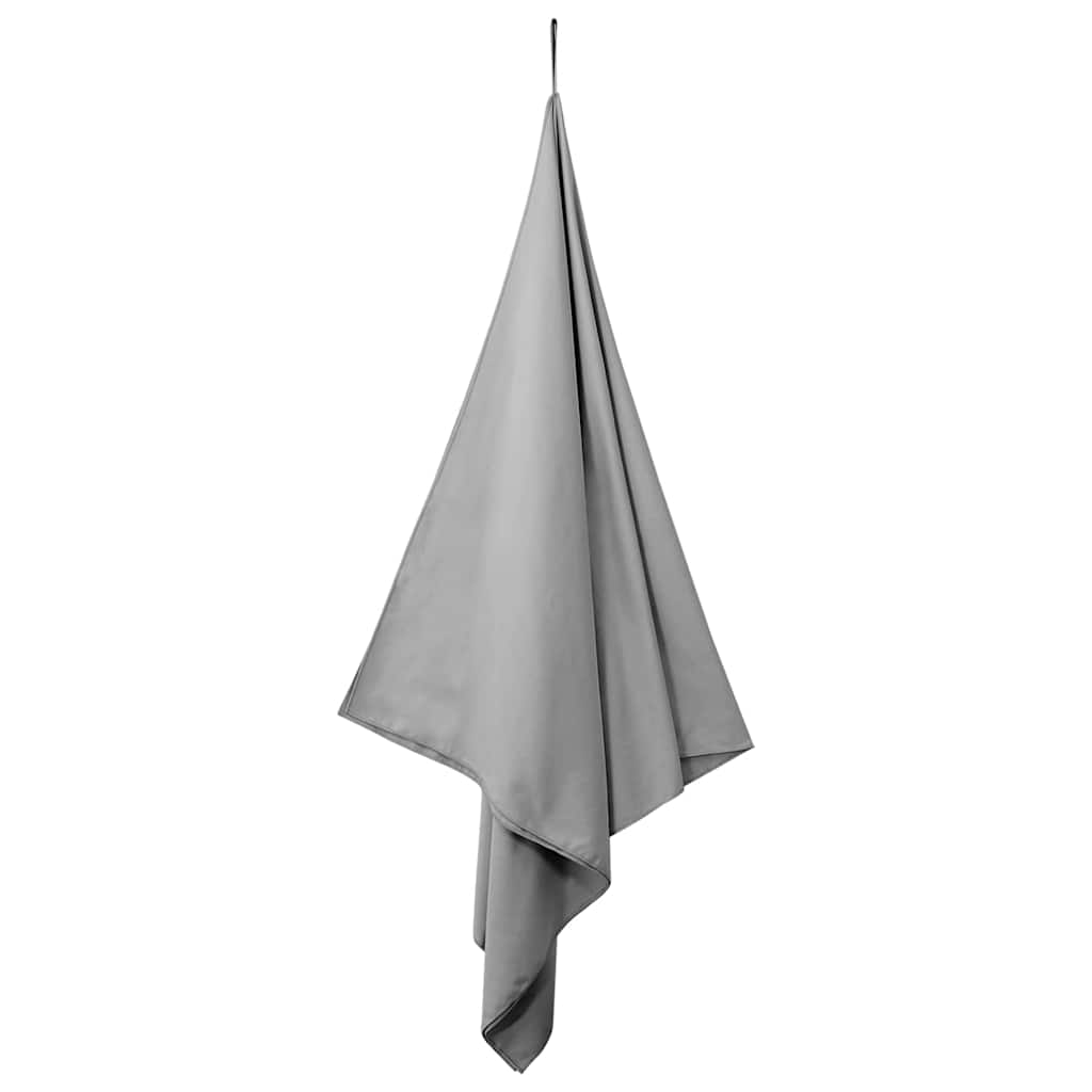 Vidaxl sporthanddoeken 2 pcs donkergrijs 200 x 100 cm