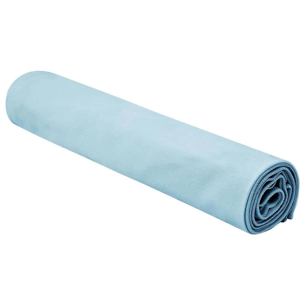 Vidaxl sporthanddoeken 2 pcs blauw 140 x 70 cm polyester en polyamide