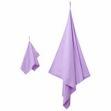 Vidaxl set van sporthanddoeken 2 pcs paars stof