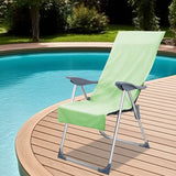 Vidaxl buiten stoel handdoeken 2 pcs groen 130 x 60 cm