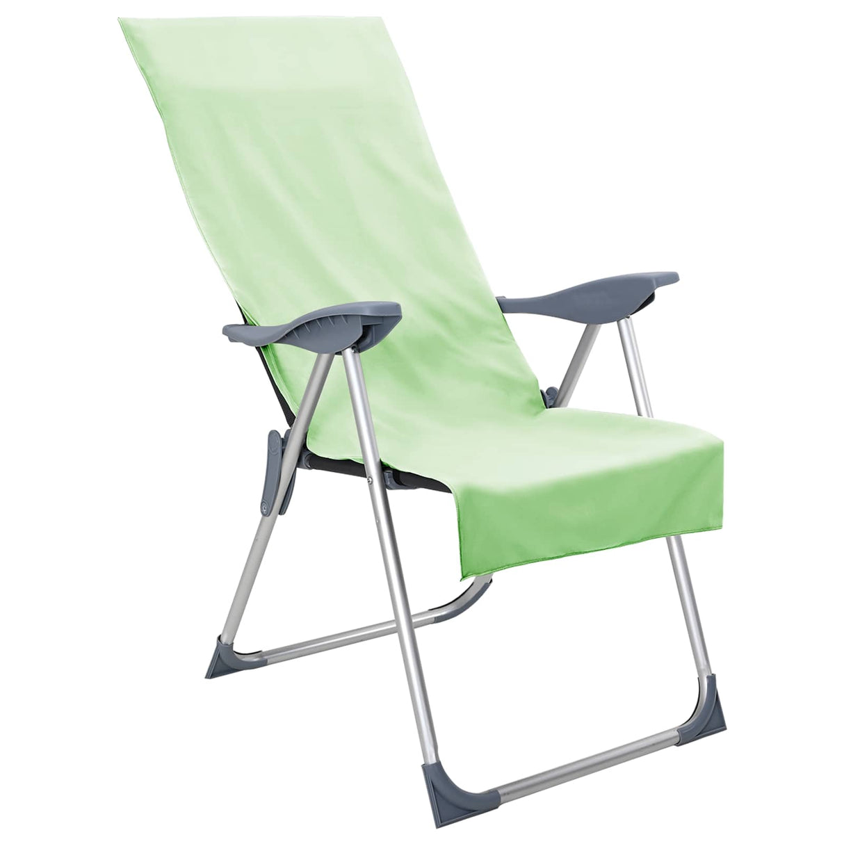 Vidaxl buiten stoel handdoeken 2 pcs groen 130 x 60 cm