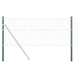 Vidaxl afrasteringspaal 2 pcs groen 50 cm poedergecoat staal