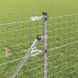 Vidaxl afrasteringspaal 2 pcs zilver 90 cm poedergecoat staal