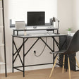 Vidaxl bureau grijs sonoma 100 x 50 x 86,5 cm bewerkt hout