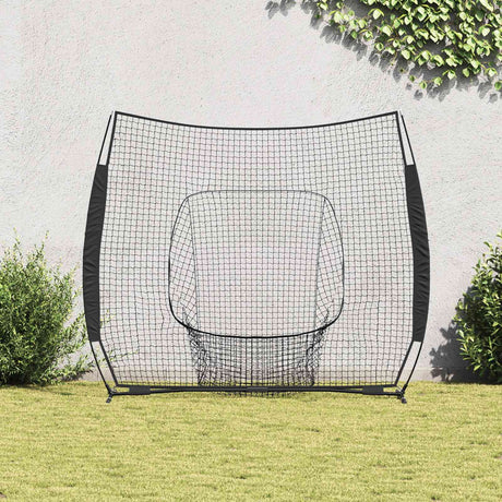 Vidaxl honkbaloefennet zwart 250 x 106 x 209 cm polyester