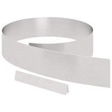 Vidaxl tuinrand zilver 450 x 0.05 x 15 cm roestvrij staal