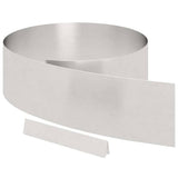 Vidaxl tuinrand 4 pcs zilver 450 x 0.05 x 15 cm roestvrij staal