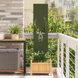 Vidaxl tuin privacy screen olijfgroen 32 x 140 cm koudgewalst staal