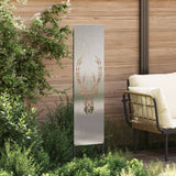Vidaxl tuin privacy screen zilver 32 x 140 cm roestvrij staal