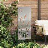 Vidaxl tuin privacy screen zilver 50 x 140 cm gegalvaniseerd staal