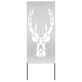 Vidaxl tuin privacy screen zilver 50 x 140 cm gegalvaniseerd staal