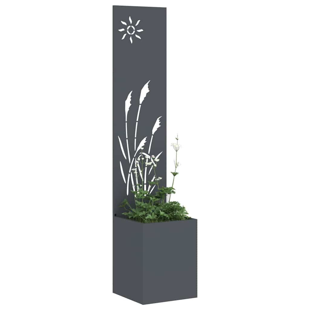 Vidaxl tuin privacy screen fretwerk antraciet 50 x 32 x 150 cm