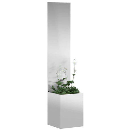 Vidaxl tuin privacy screen zilver 32 x 140 cm gegalvaniseerd staal