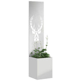 Vidaxl tuin privacy screen dierenprint zilver 32 x 32 x 150 cm