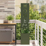 Vidaxl tuin privacy screen fretwerk olijfgroen 32 x 32 x 150 cm