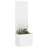 Vidaxl tuin privacy screen wit 50 x 32 x 150 cm koudgewalst staal