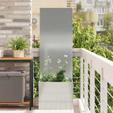 Vidaxl tuin privacy screen fretwerk zilver 50 x 32 x 150 cm