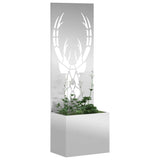Vidaxl tuin privacy screen zilver 50 x 140 cm gegalvaniseerd staal