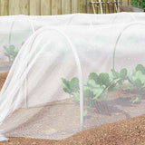 Vidaxl insecten net wit 2 x 10 m polyetheen