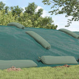 Vidaxl siloafdekking groen 8 x 5 m hdpe