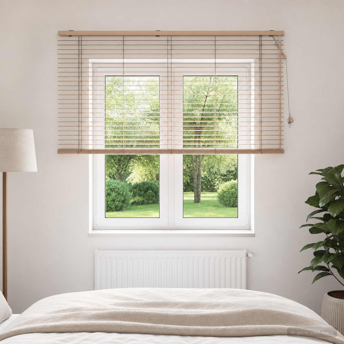 Vidaxl venetiaanse jaloezie eiken look 160 x 130 cm 35 mm