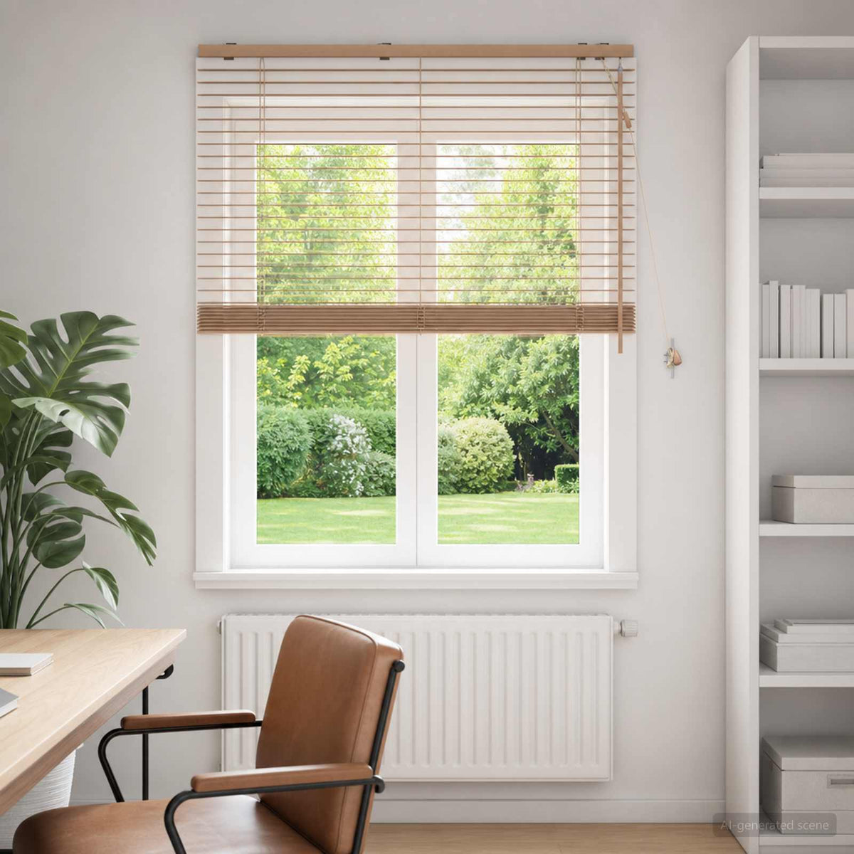 Vidaxl venetiaanse jaloezie eiken look 100 x 160 cm 35 mm