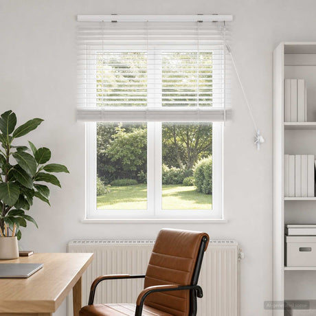 Vidaxl venetiaanse jaloezie wit 70 x 130 cm 35 mm
