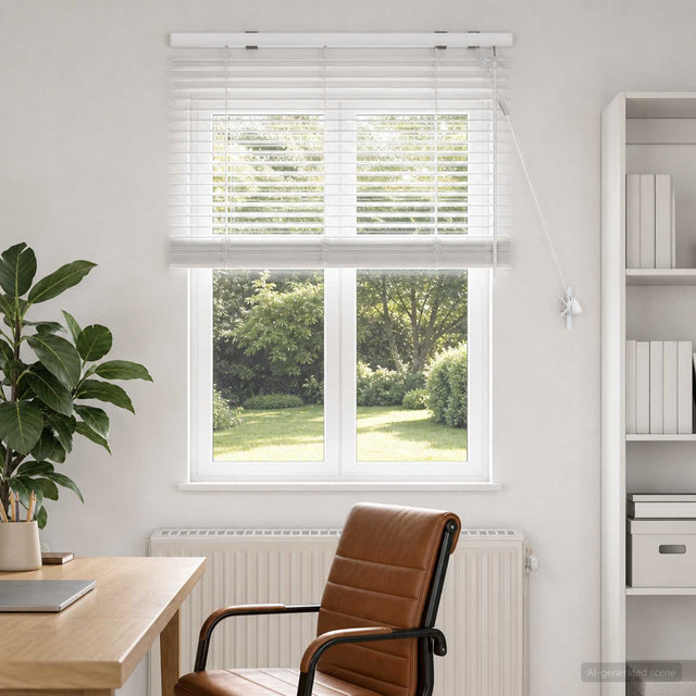Vidaxl venetiaanse jaloezie wit 70 x 130 cm 35 mm