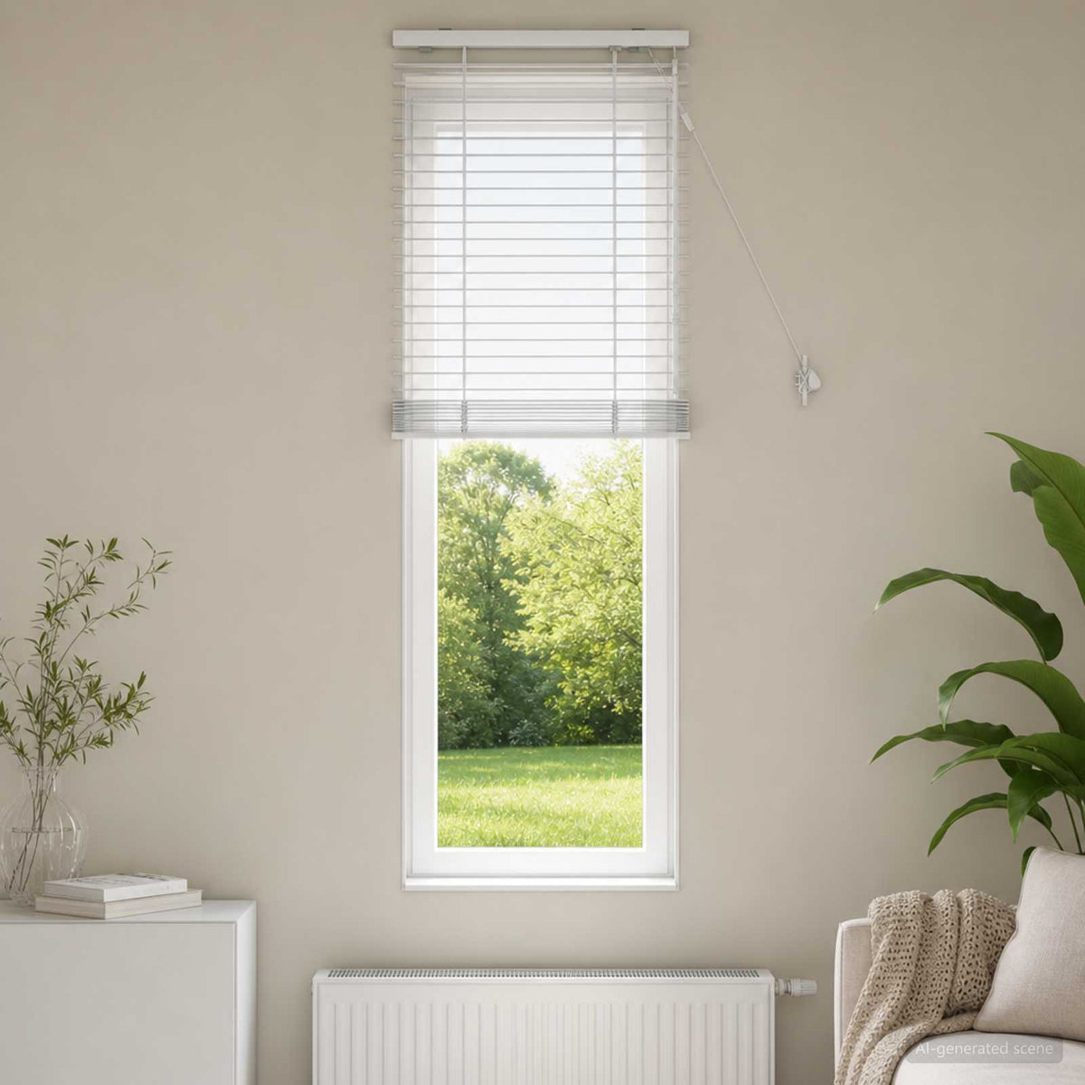 Vidaxl venetiaanse jaloezie wit 55 x 160 cm 35 mm