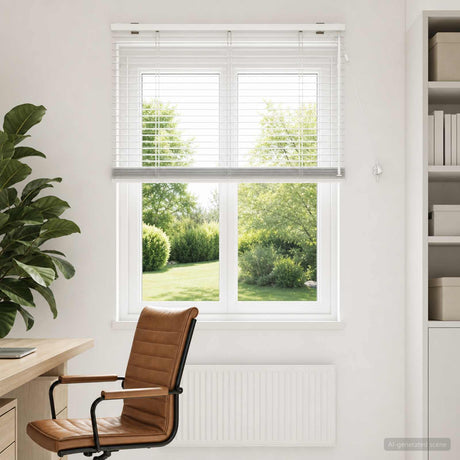 Vidaxl venetiaanse jaloezie wit 70 x 160 cm 35 mm