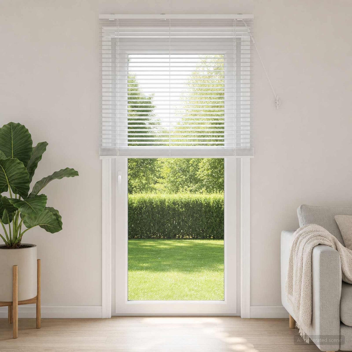 Vidaxl venetiaanse jaloezie wit 100 x 250 cm 35 mm