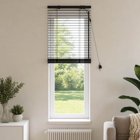 Vidaxl venetiaanse jaloezie zwart 65 x 130 cm 35 mm