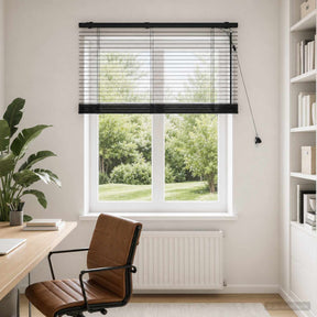 Vidaxl venetiaanse jaloezie zwart 100 x 130 cm 35 mm