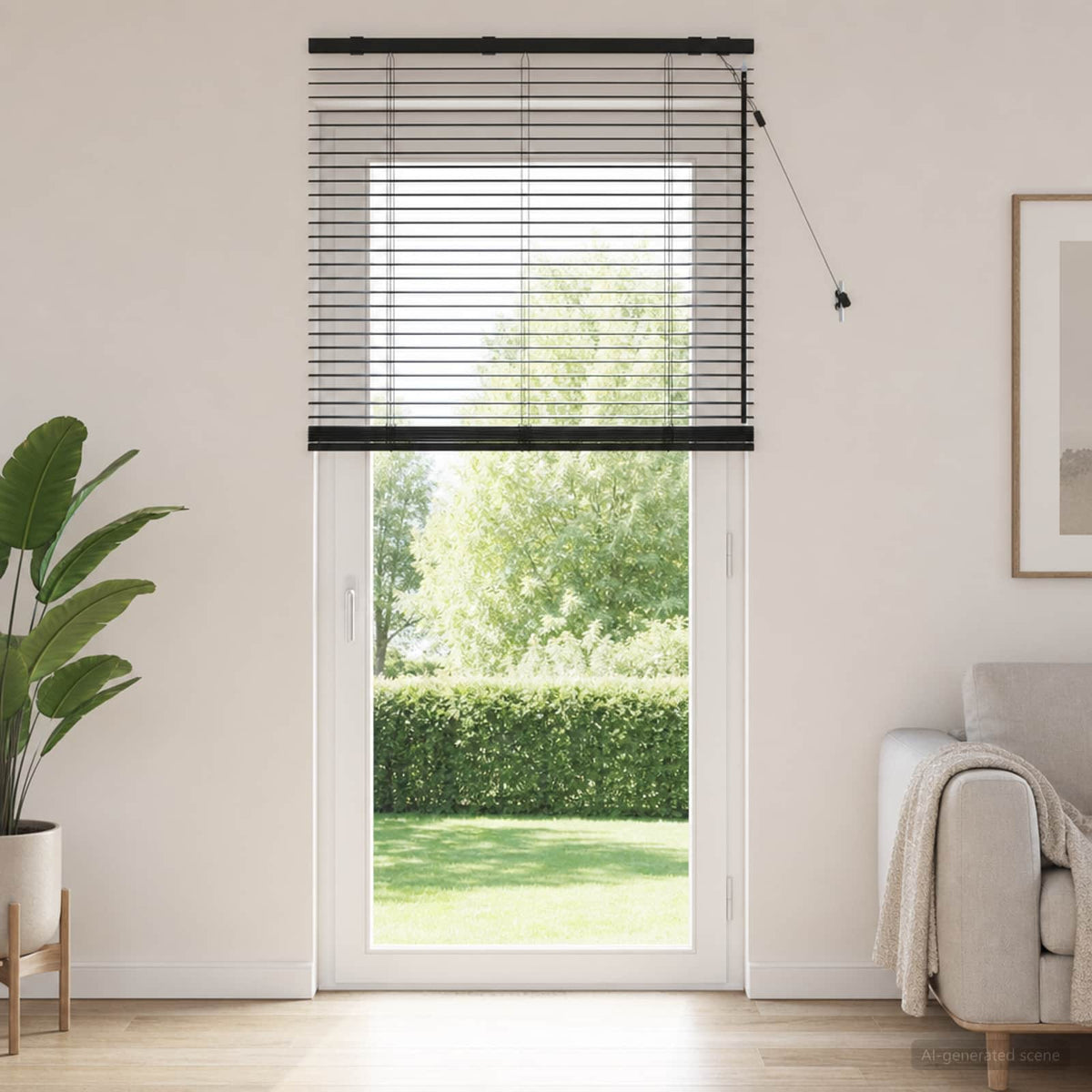 Vidaxl venetiaanse jaloezie zwart 70 x 250 cm 35 mm