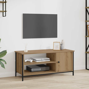 Vidaxl tv-kast 100 x 40 x 45 cm artisan eiken bewerkt hout