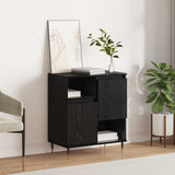 Vidaxl dressoir zwart eiken 60 x 35 x 70 cm