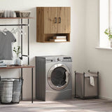 Vidaxl wandkast 60 x 31 x 70 cm bewerkt hout artisan eiken