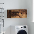 Vidaxl wandkast 80 x 36.5 x 35 cm bewerkt hout oud hout