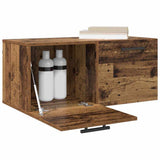 Vidaxl wandkast 80 x 36.5 x 35 cm bewerkt hout oud hout