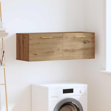 Vidaxl wandkast 100 x 36.5 x 35 cm bewerkt hout