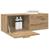 Vidaxl wandkast 100 x 36.5 x 35 cm bewerkt hout