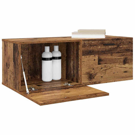Vidaxl wandkast 100 x 36,5 x 35 cm bewerkt hout oudhout