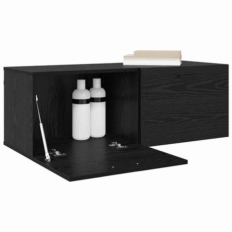 Vidaxl wandkast 100 x 36,5 x 35 cm bewerkt hout zwart eiken