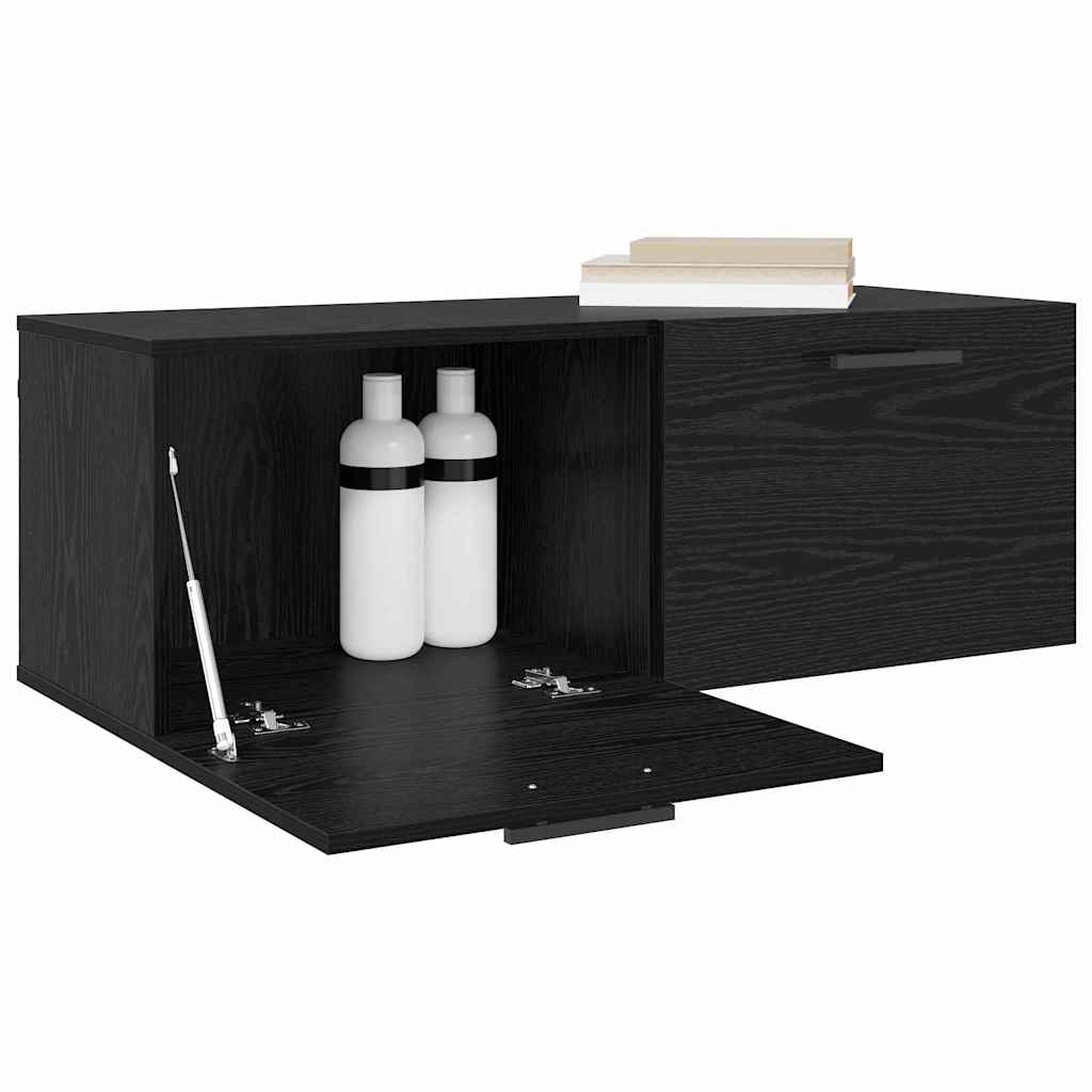 Vidaxl wandkast 100 x 36.5 x 35 cm bewerkt hout zwart eiken