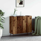 Vidaxl dressoir oudhout 89,5 x 34 x 80 cm bewerkt hout