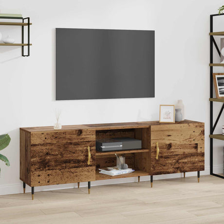 Vidaxl tv-kast 150 x 30 x 50 cm oud hout bewerkt hout