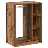 Vidaxl kledingkast met plank met opslag oudhout 77 x 48 x 102 cm