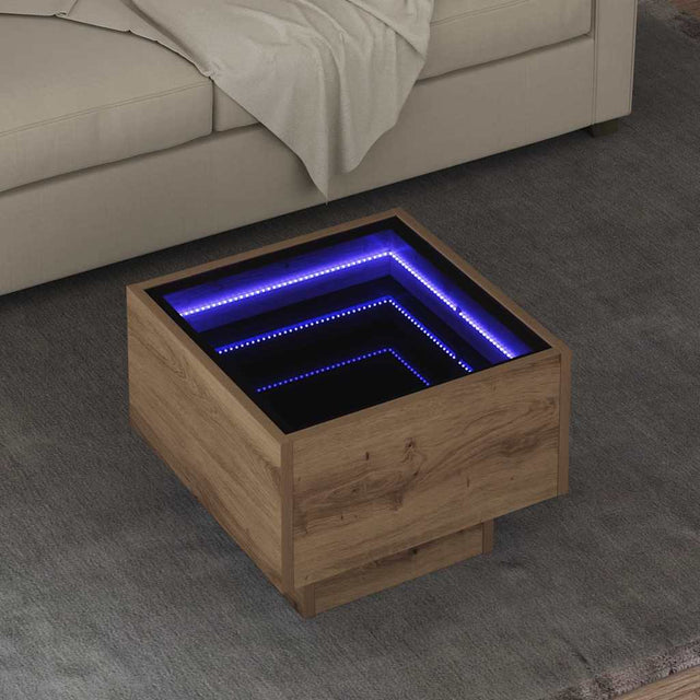 Vidaxl salontafel artisanaal eikenkleurig 40 x 40 x 30 cm